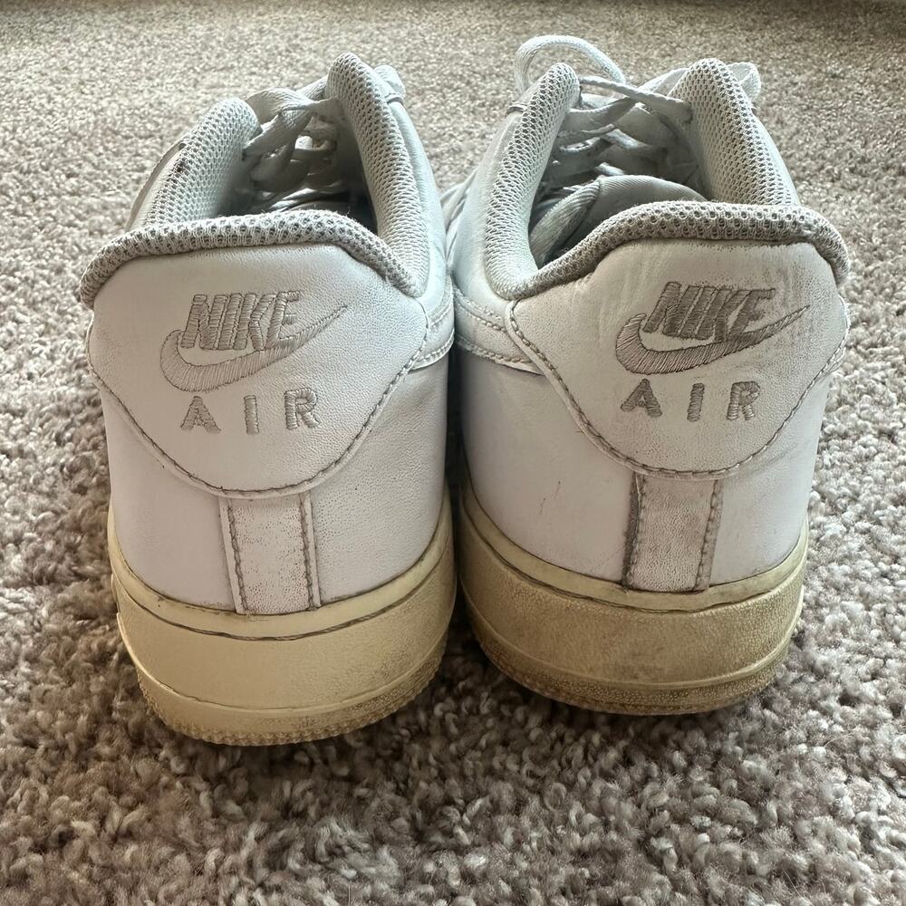 Nike Airforce 1 White, Low Top, Sneakers- 10.5 - Picture 5 of 7